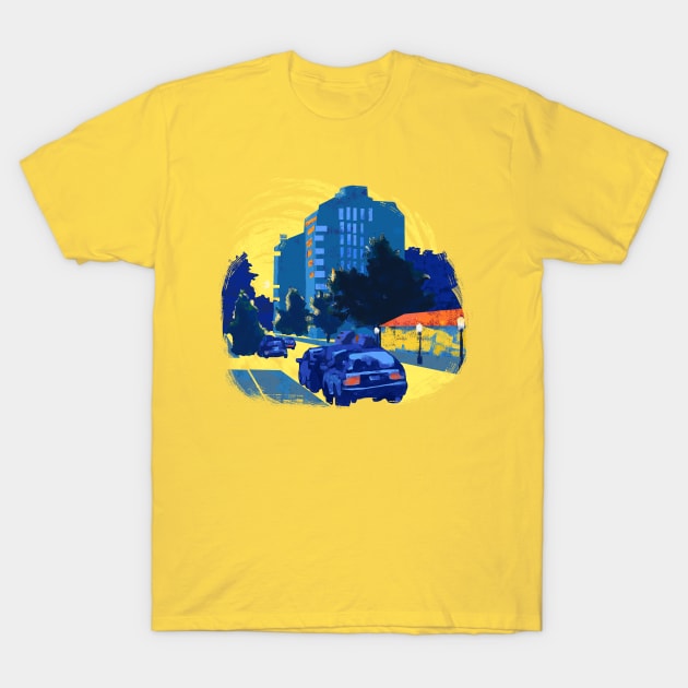 Urban Sunset T-Shirt by pastanaut